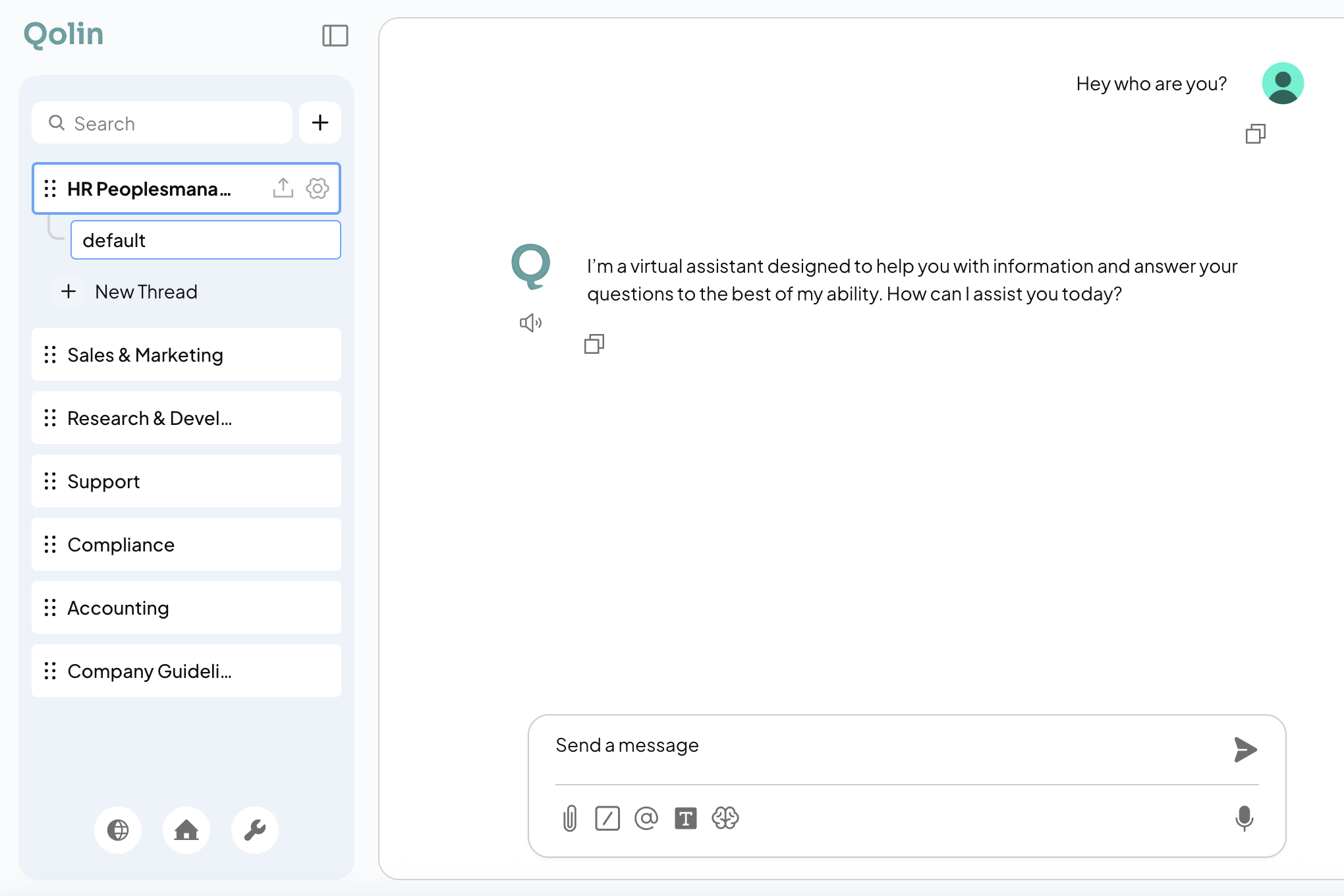 LOCAL Chat Interface